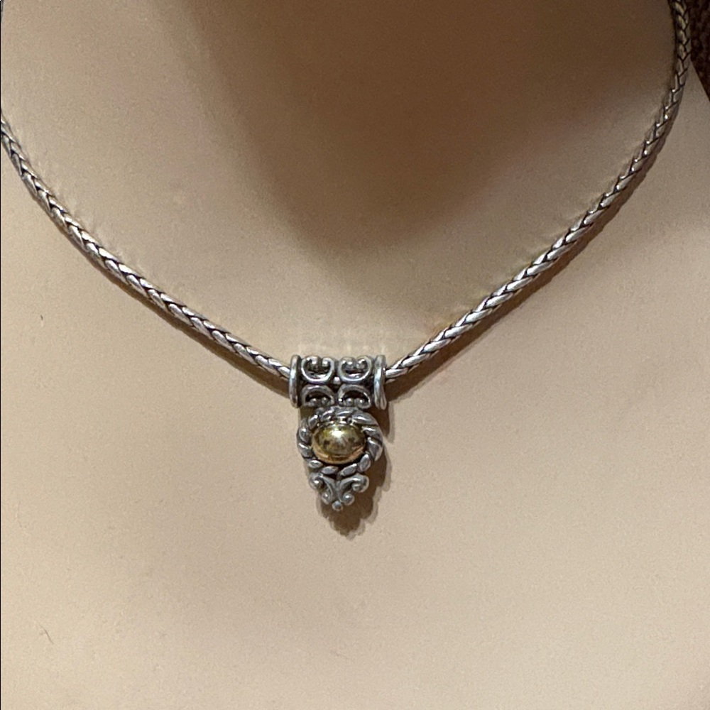 Brighton Retired Moon Glow Reversible Gold/Pearl Necklace